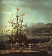 Claude Lorrain The Trojan Women Setting Fire to their Fleet oil painting picture wholesale